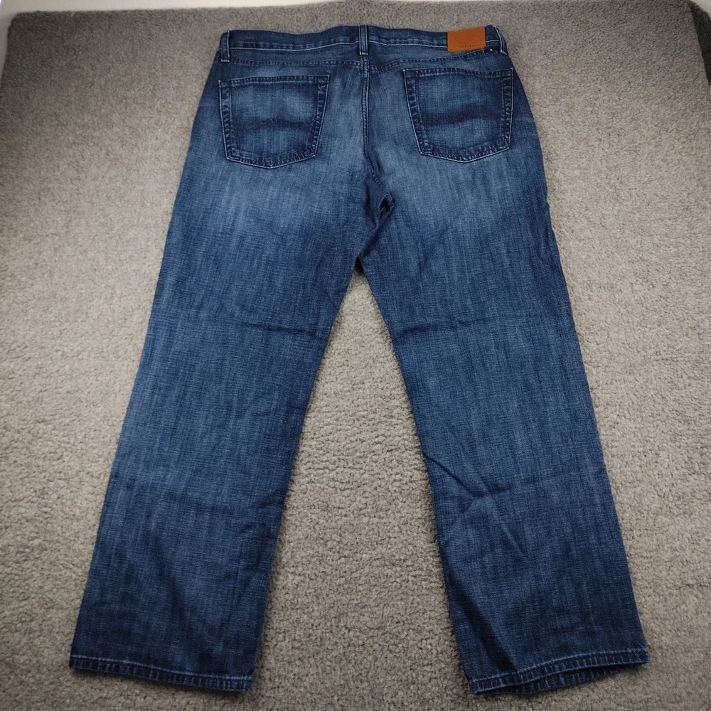 Lucky Brand Jeans Mens 38x30 361 Vintage Straight Blue Denim Stretch EUC